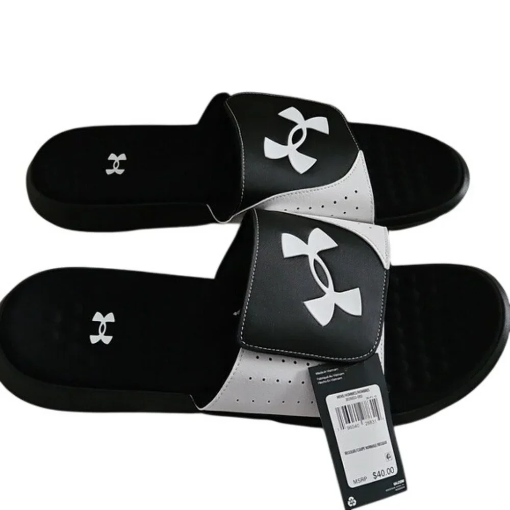 Under Armour Ignite Pro Slide Sandal Size 17 Men's New Slip On Athleisure Beach